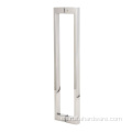 Manija de puerta de vidrio de acero inoxidable de oficina